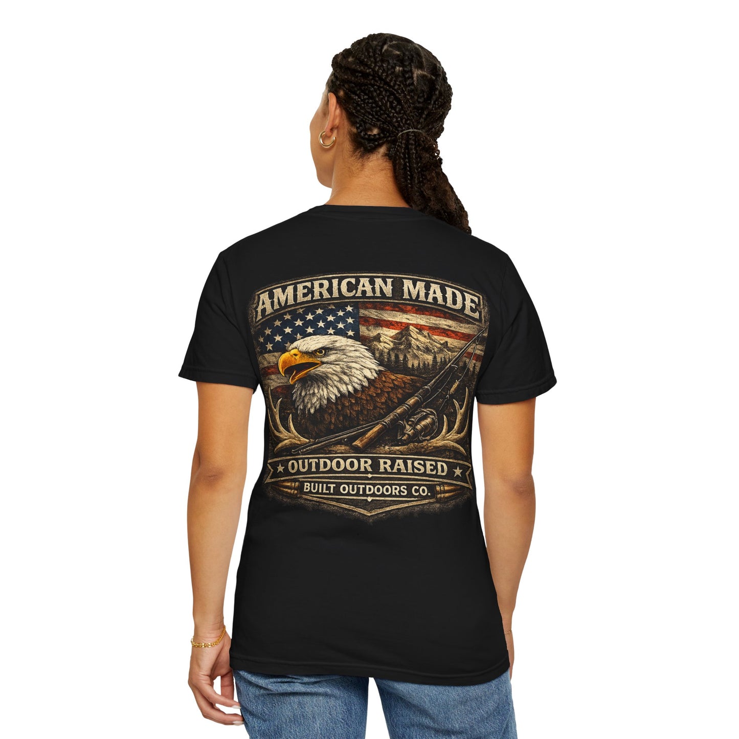 American Made, Outdoor Raised Tee | Comfort Colors 1717 | Built Outdoors Co.