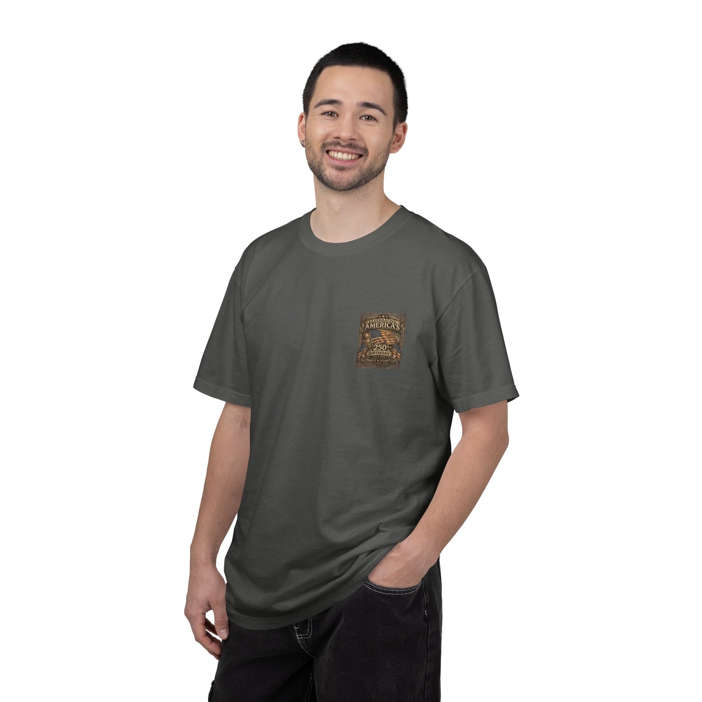 America’s 250th Birthday Patriotic Tee | Comfort Colors 1717 | Built Outdoors Co.