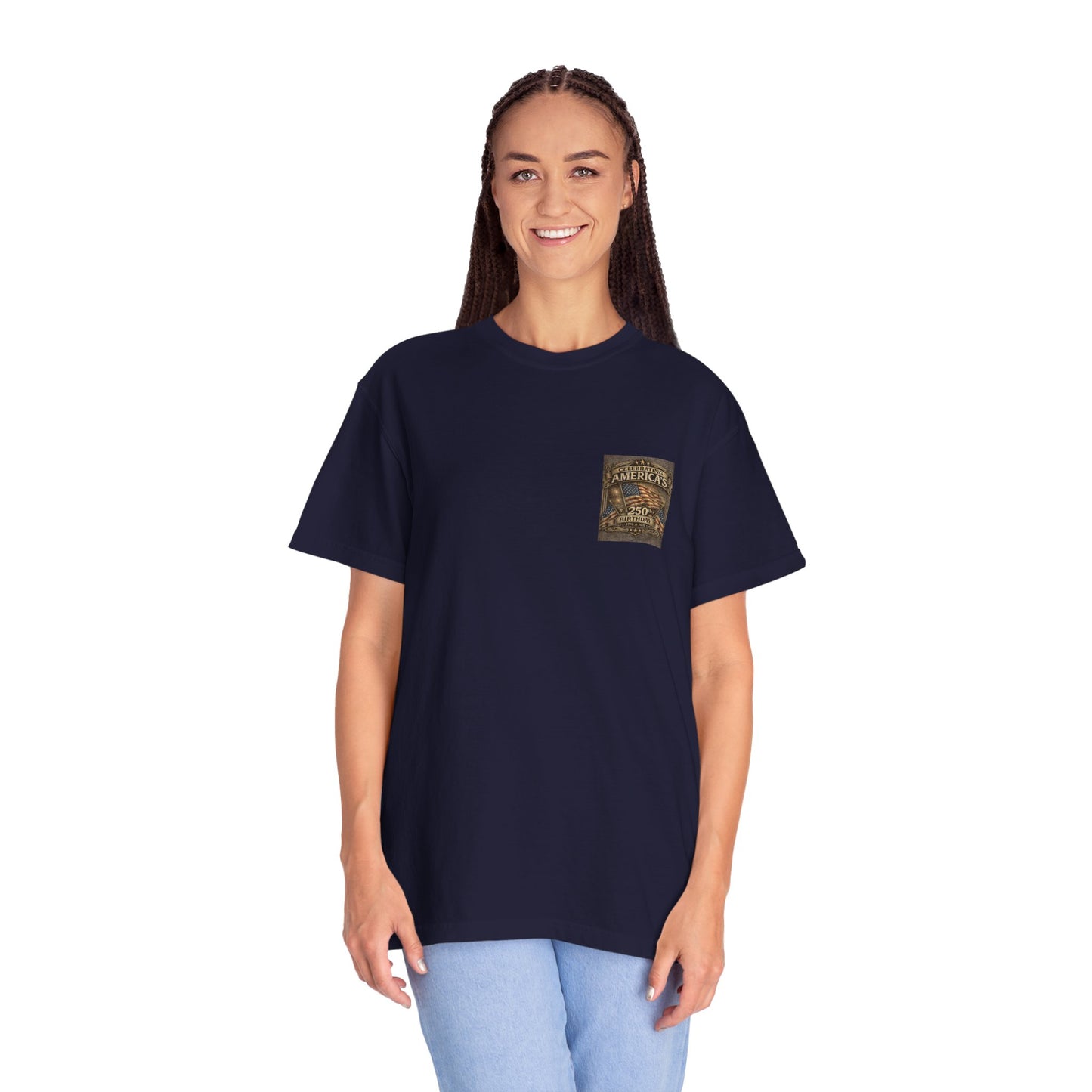 America’s 250th Birthday Patriotic Tee | Comfort Colors 1717 | Built Outdoors Co.
