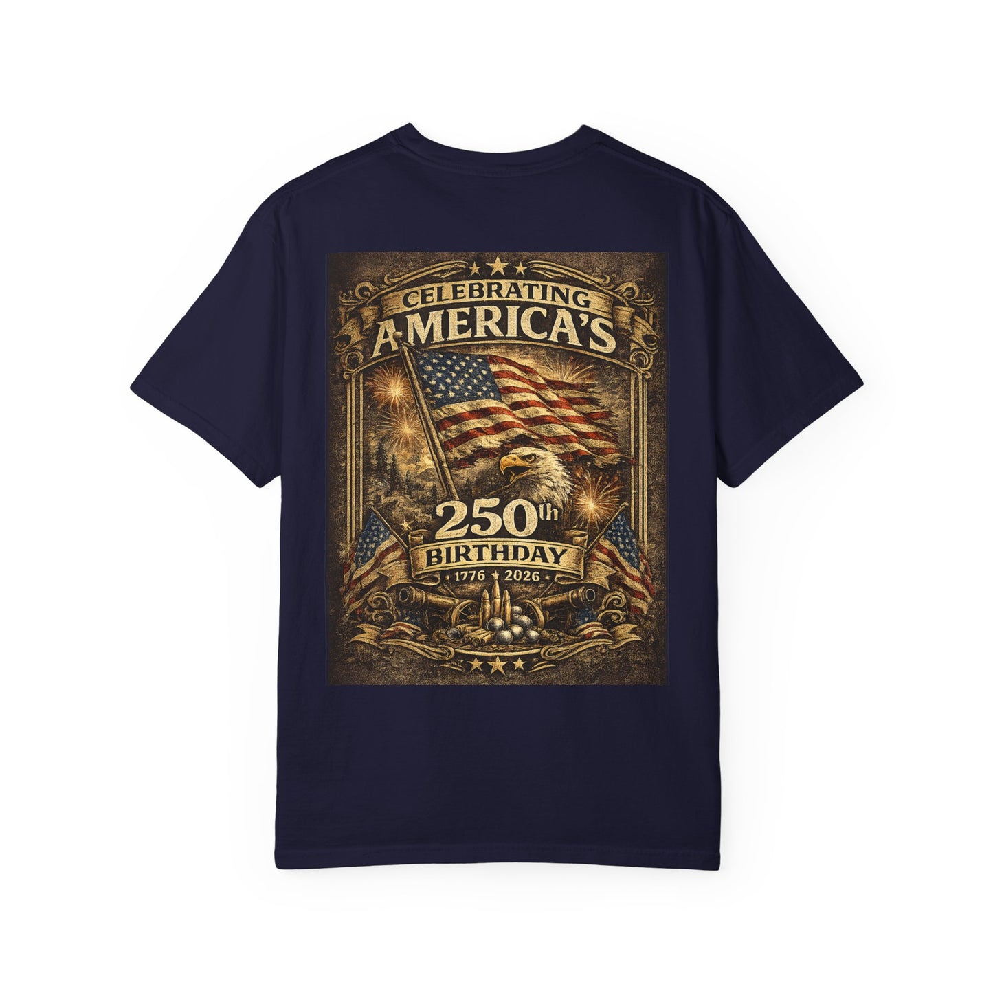 America’s 250th Birthday Patriotic Tee | Comfort Colors 1717 | Built Outdoors Co.